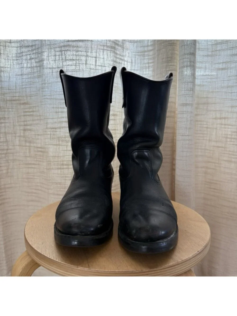 Red Wing Boots Heritage Black Pecos Size 8D Made in USA